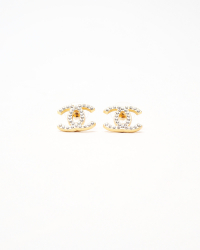 Chanel Icon Series Rhinestone Earrings