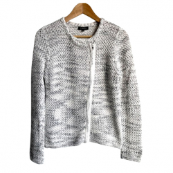 CAROLL Paris Melierte Strickjacke