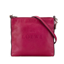 Loewe B LOEWE Pink Dark Pink Calf Leather Heritage Crossbody China