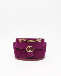 Gucci GG Velvet Mini Marmont Crossbody bag