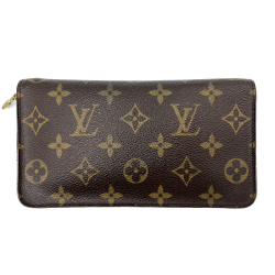 Louis Vuitton Zippy Canvas Long Zip Around Wallet Monogram