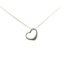 Tiffany & Co Tiffany Silver Elsa Peretti Sterling Silver Open Heart Pendant Necklace Spain