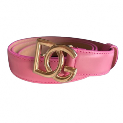 Dolce&Gabbana DG buckle calf leather belt