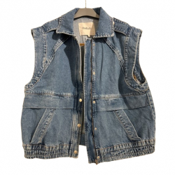 ba&sh Gilet ohne Manschetten Jeans