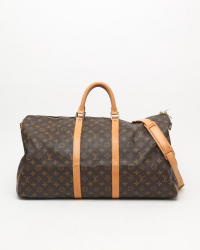 Louis Vuitton Monogram Keepall Bandouliere 55 Weekend Bag