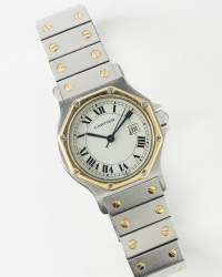 Cartier Santos Octagon Automatic 30mm Ref 2966 Watch