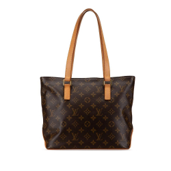 Louis Vuitton B Louis Vuitton Brown Monogram Canvas Canvas Monogram Cabas Piano France