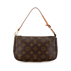 Louis Vuitton B Louis Vuitton Brown Monogram Canvas Canvas Monogram Pochette Accessoires United States