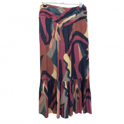 ba&sh Printed midi skirt