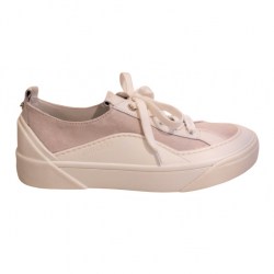 Jimmy Choo Miami Leather and Suede Sneakers