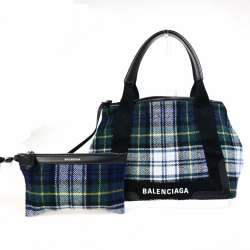 Balenciaga Navy Cabas