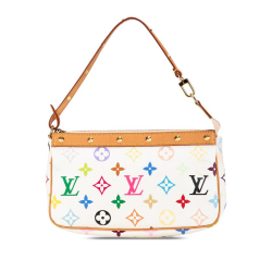 Louis Vuitton White Monogram Multicolore Pochette Accessoires France