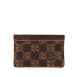 Louis Vuitton AB Louis Vuitton Brown Damier Canvas Canvas Damier Ebene Card Holder France