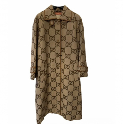 Gucci Manteau en toile monogramme Gucci All Over GG Classico