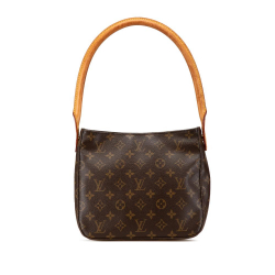 Louis Vuitton B Louis Vuitton Brown Monogram Canvas Canvas Monogram Looping MM France