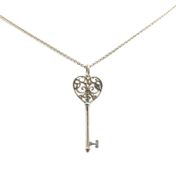 Tiffany & Co Tiffany Silver Sterling Silver Enchant Heart Key Pendant Necklace United States