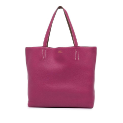 Hermès B Hermès Pink Calf Leather Clemence Double Sens 36 France