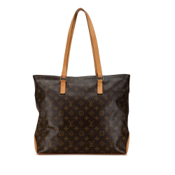 Louis Vuitton B Louis Vuitton Brown Monogram Canvas Canvas Monogram Cabas Mezzo France