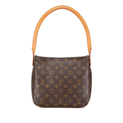 Louis Vuitton B Louis Vuitton Brown Monogram Canvas Canvas Monogram Looping MM France