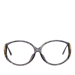 Christian Dior B Dior Purple Resin Plastic Vintage Eyeglasses Frame Austria