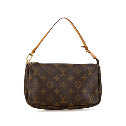 Louis Vuitton B Louis Vuitton Brown Monogram Canvas Canvas Monogram Pochette Accessoires France