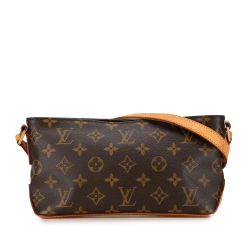 Louis Vuitton B Louis Vuitton Brown Monogram Canvas Canvas Monogram Trotteur United States