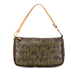 Louis Vuitton Brown Stephen Sprouse Monogram Graffiti Pochette Accessoires France