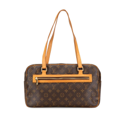 Louis Vuitton B Louis Vuitton Brown Monogram Canvas Canvas Monogram Cite GM France