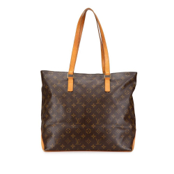 Louis Vuitton B Louis Vuitton Brown Monogram Canvas Canvas Monogram Cabas Mezzo France