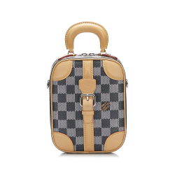 Louis Vuitton AB Louis Vuitton Gray Damier Canvas Canvas Damier Colors Valisette Verticale France