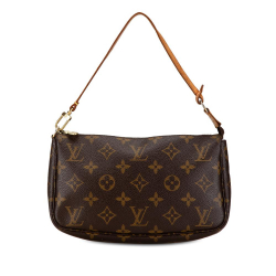 Louis Vuitton B Louis Vuitton Brown Monogram Canvas Canvas Monogram Pochette Accessoires France