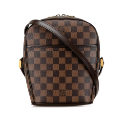 Louis Vuitton B Louis Vuitton Brown Damier Canvas Canvas Damier Ebene Ipanema PM France