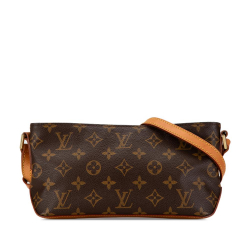 Louis Vuitton B Louis Vuitton Brown Monogram Canvas Canvas Monogram Trotteur France