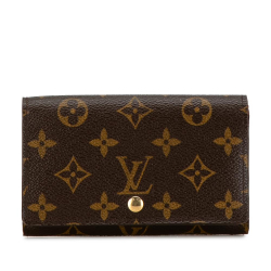 Louis Vuitton B Louis Vuitton Brown Monogram Canvas Canvas Monogram Porte Monnaie Billets Tresor Spain