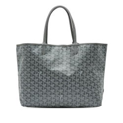 Goyard AB Goyard Gray Coated Canvas Fabric Goyardine Saint Louis PM France