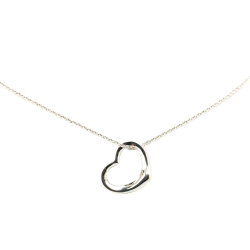 Tiffany & Co Tiffany Silver Elsa Peretti Sterling Silver Open Heart Pendant Necklace United States