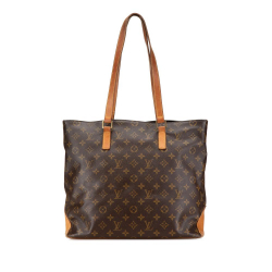 Louis Vuitton B Louis Vuitton Brown Monogram Canvas Canvas Monogram Cabas Mezzo France