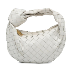 Bottega Veneta B Bottega Veneta White Nappa Leather Leather Mini Nappa Intrecciato Jodie Italy