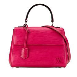 Louis Vuitton B Louis Vuitton Pink Hot Pink Epi Leather Leather Epi Cluny BB Spain