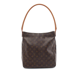 Louis Vuitton AB Louis Vuitton Brown Monogram Canvas Canvas Monogram Looping GM France