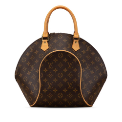 Louis Vuitton B Louis Vuitton Brown Monogram Canvas Canvas Monogram Ellipse PM France