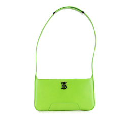 Burberry AB Burberry Green Lime Calf Leather TB Shoulder Bag Italy