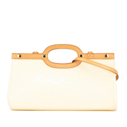 Louis Vuitton AB Louis Vuitton White Pearl Vernis Leather Leather Monogram Vernis Roxbury Drive Spain