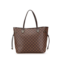 Louis Vuitton B Louis Vuitton Brown Damier Canvas Canvas Damier Ebene Neverfull MM France