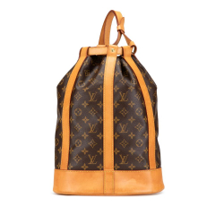 Louis Vuitton B Louis Vuitton Brown Monogram Canvas Canvas Monogram Randonnee PM France