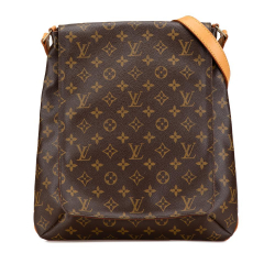 Louis Vuitton B Louis Vuitton Brown Monogram Canvas Canvas Monogram Musette Salsa GM United States