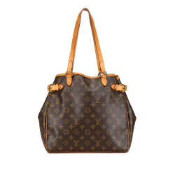 Louis Vuitton AB Louis Vuitton Brown Monogram Canvas Canvas Monogram Batignolles Vertical Tote Spain