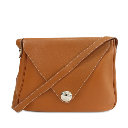 Hermès B Hermès Brown Calf Leather Clemence Christine France