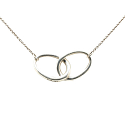 Tiffany & Co Tiffany Silver Elsa Peretti Sterling Silver Double Loop Pendant Necklace United States