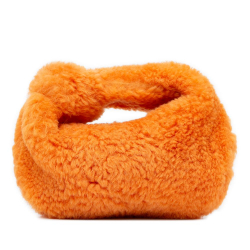 Bottega Veneta AB Bottega Veneta Orange Fur Natural Material Mini Shearling Jodie Italy